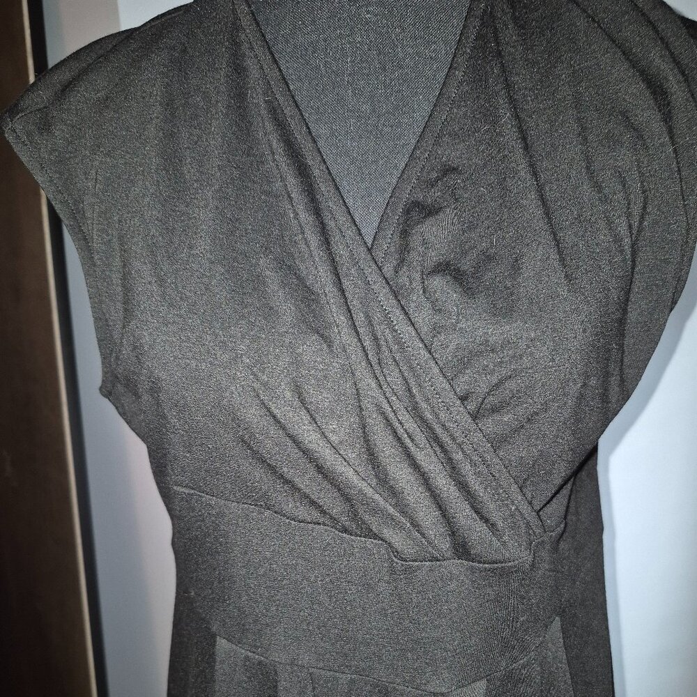 NWT Gagefin Black Sleeveless Crossover Dress (XL)